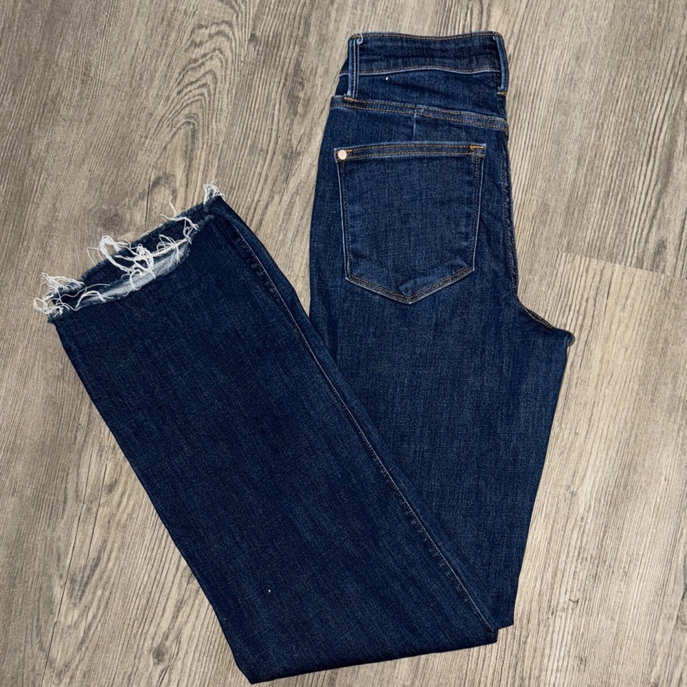 Judy Blue Deep Indigo Straight Leg Jeans - Picture 6 of 8